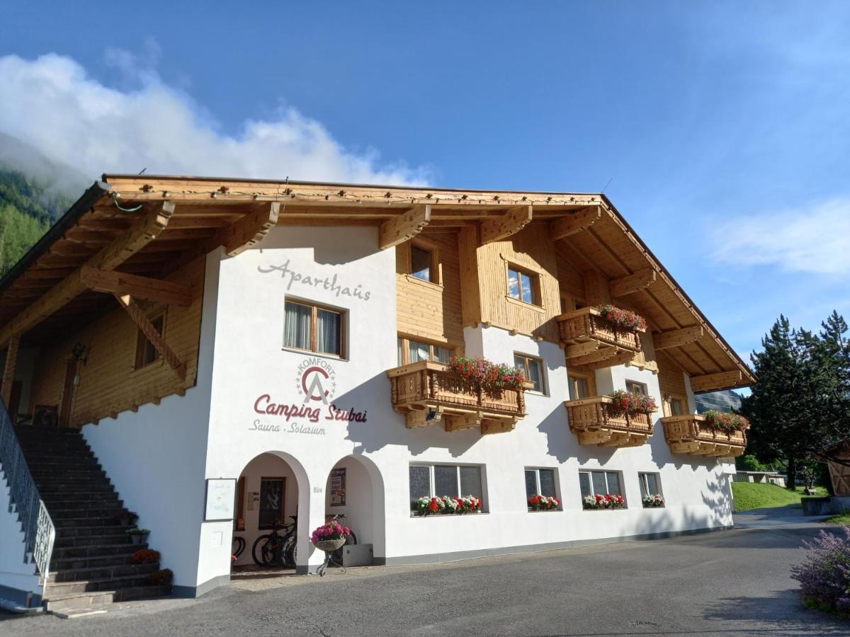 Aparthaus Camping Stubai Apartment Neustift im Stubaital Exterior foto