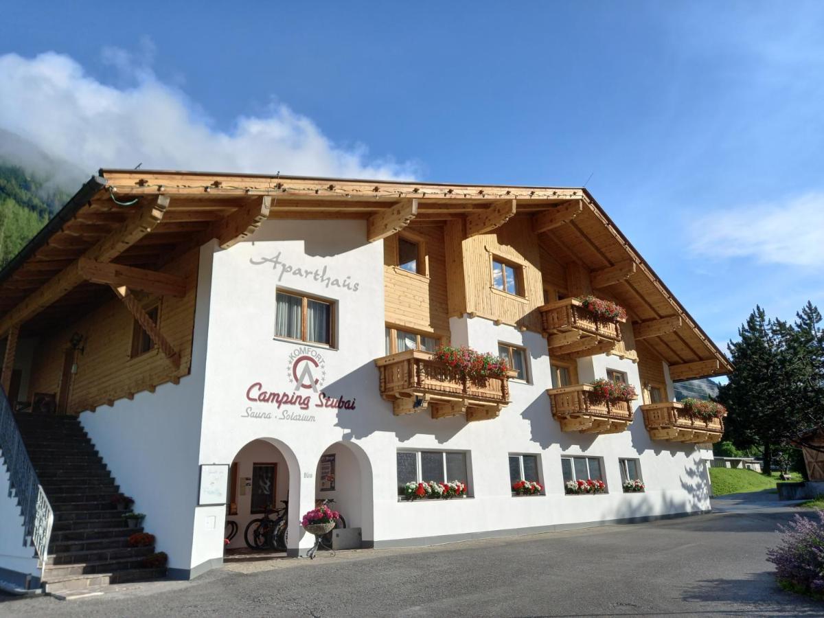Aparthaus Camping Stubai Neustift im Stubaital Exterior foto