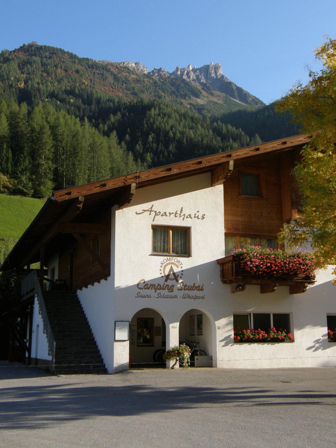 Aparthaus Camping Stubai Apartment Neustift im Stubaital Exterior foto